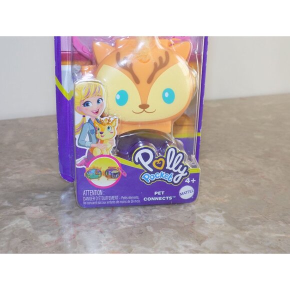 Polly Pocket Pet Connects Deer and Meadow Micro Playset - Picture 4 of 7